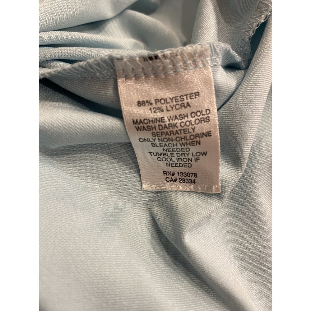 Lucky in Love Tank Top Sports Bra Womens Medium 8-10 Blue Orange Gray Sleeveless - Picture 5 of 6